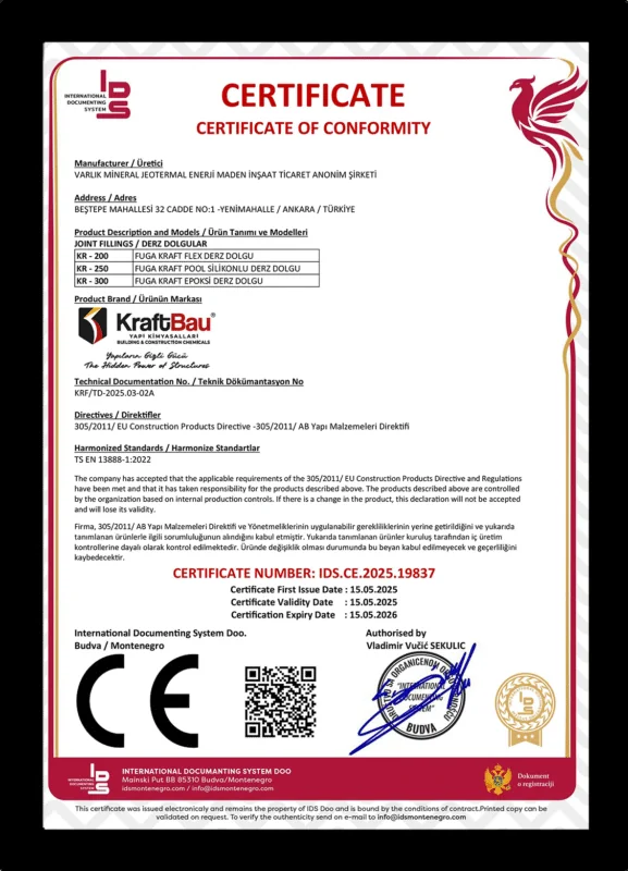 CE / Performans beyanı