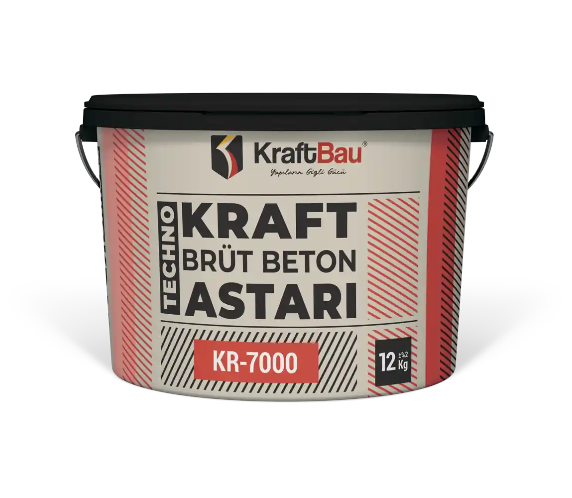 Techno Kraft Brüt Beton Astarı KR-7000 Kırmızı
