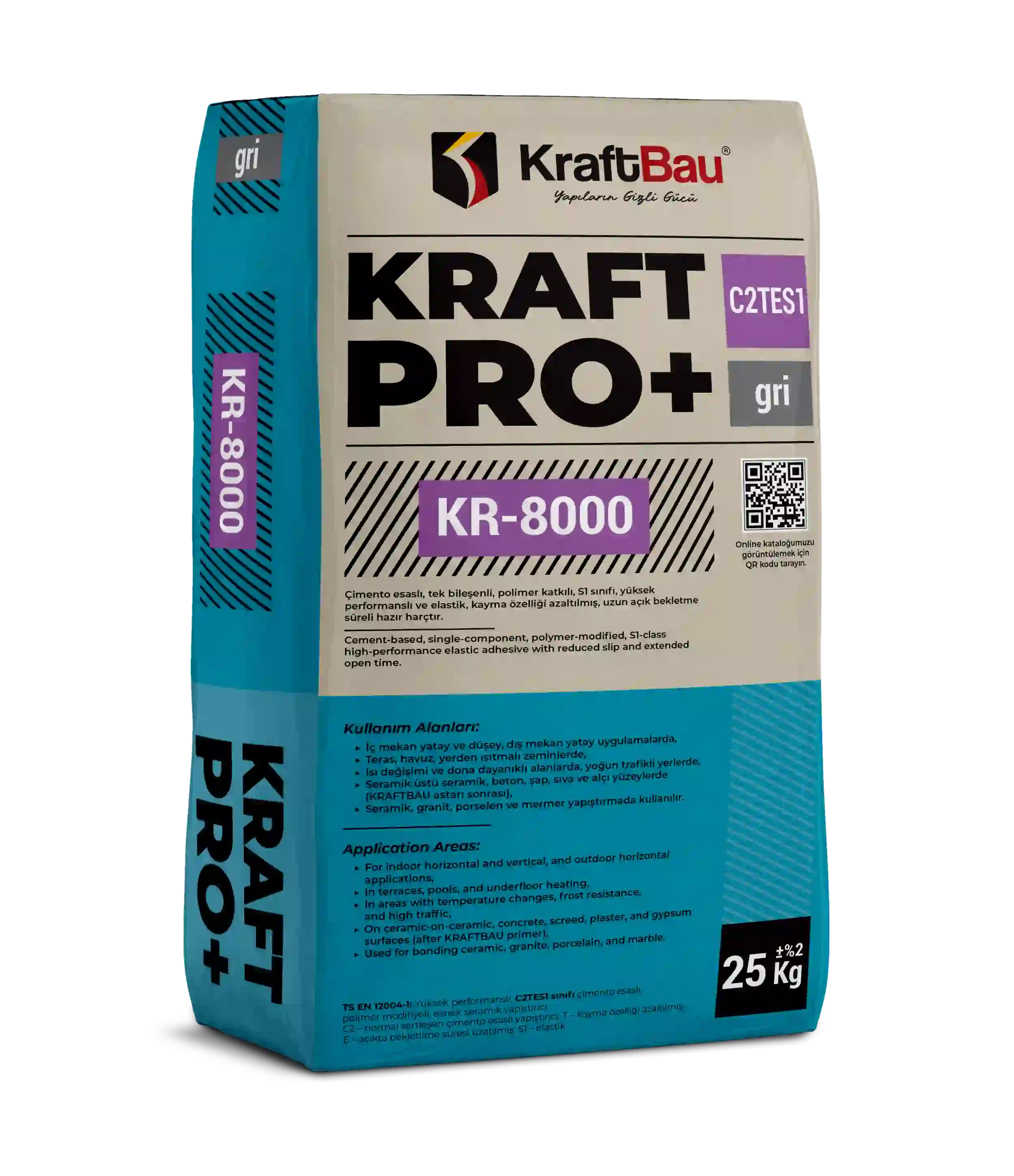 Kraft Pro+ KR-8000 Gri (C2TES1)