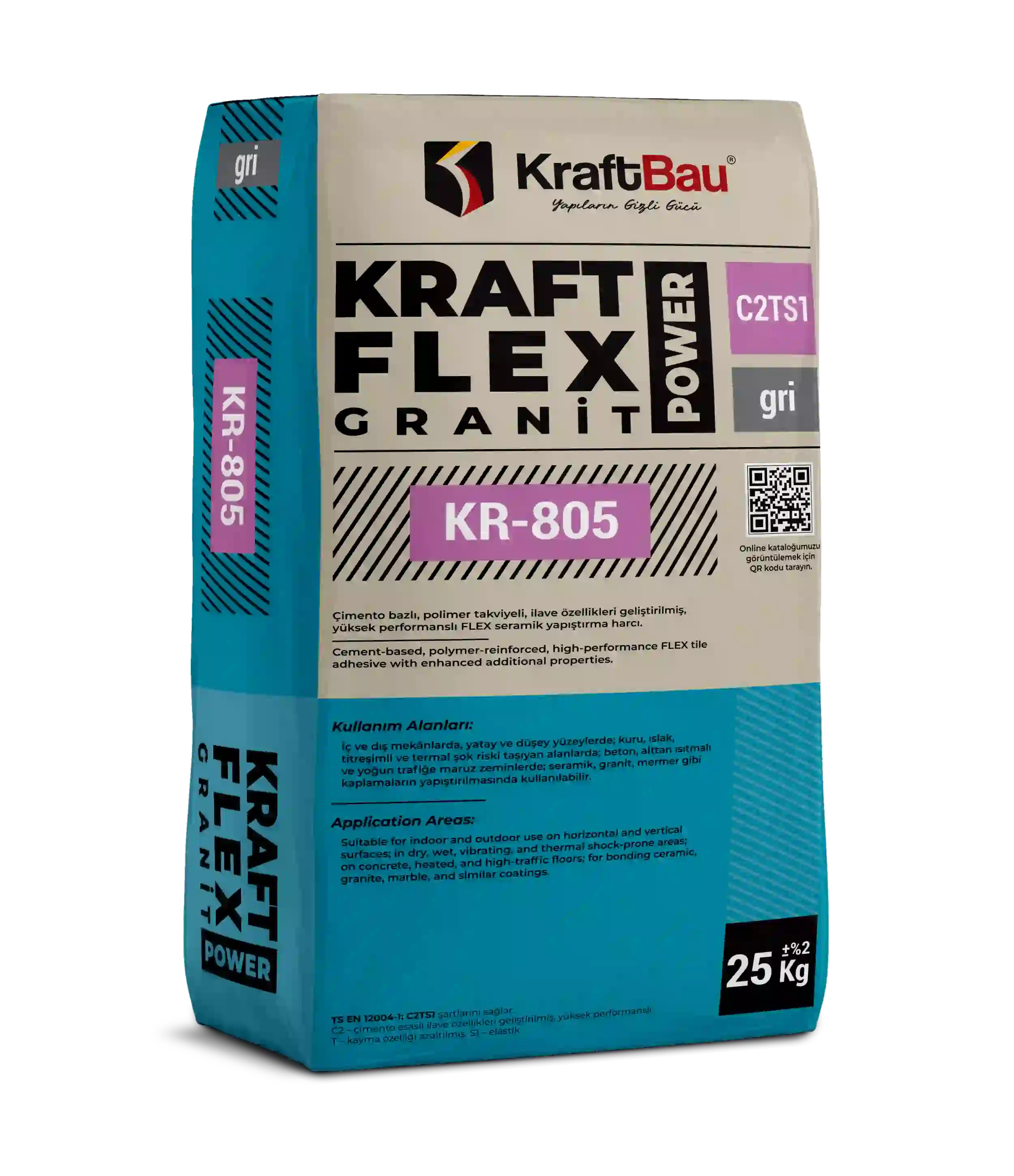 Kraft Flex Granit Power KR-805 Gri (C2TS1)