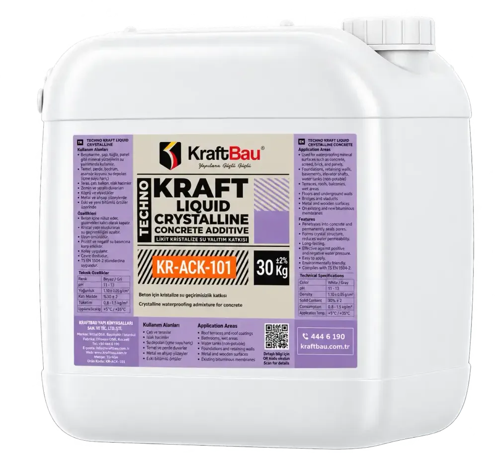 Techno Kraft Likit Kristalize Beton Katkısı – 1K KR-ACK-101