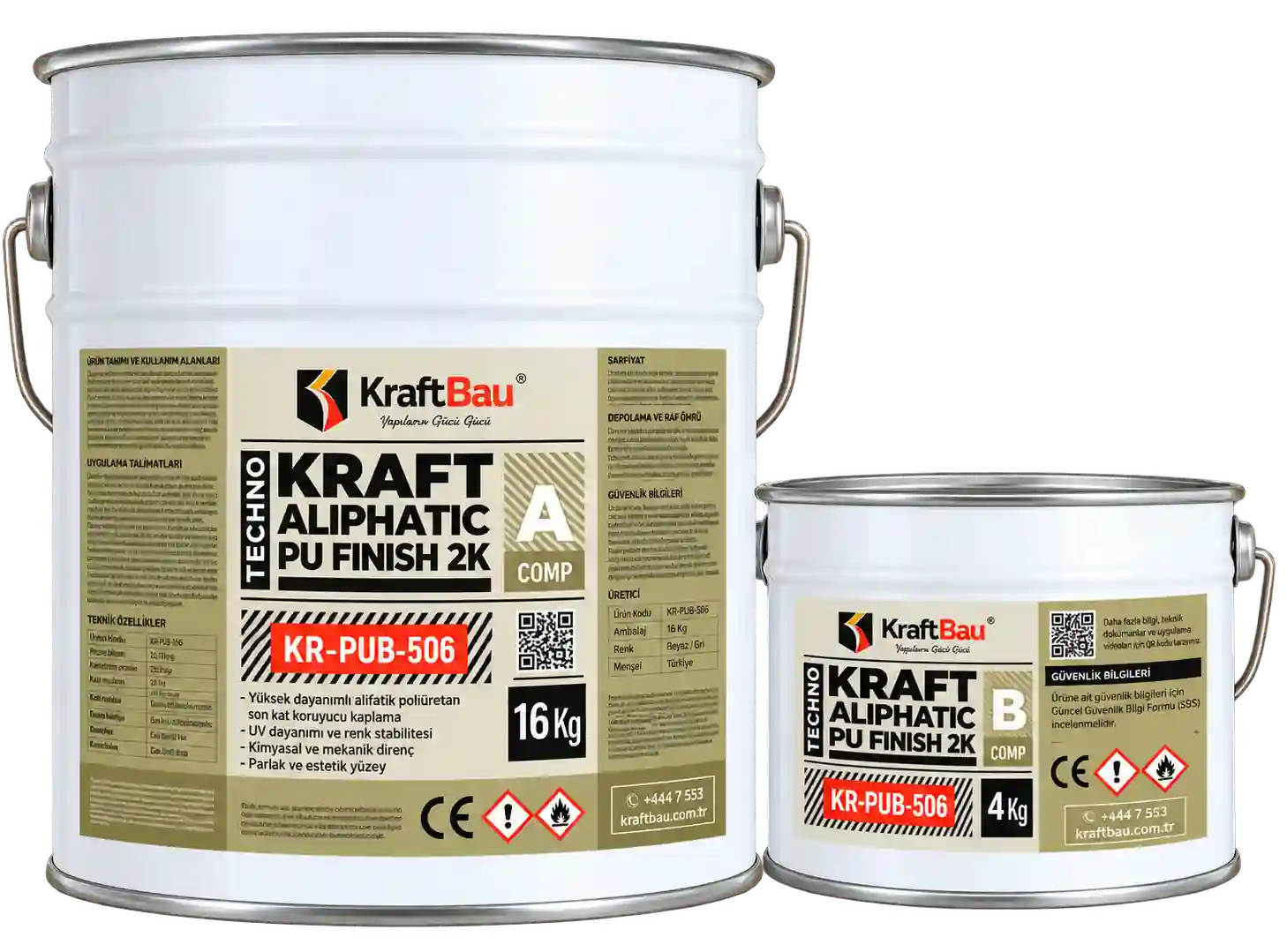 Techno Kraft Aliphatic PU Finish 2K KR-PUB-506