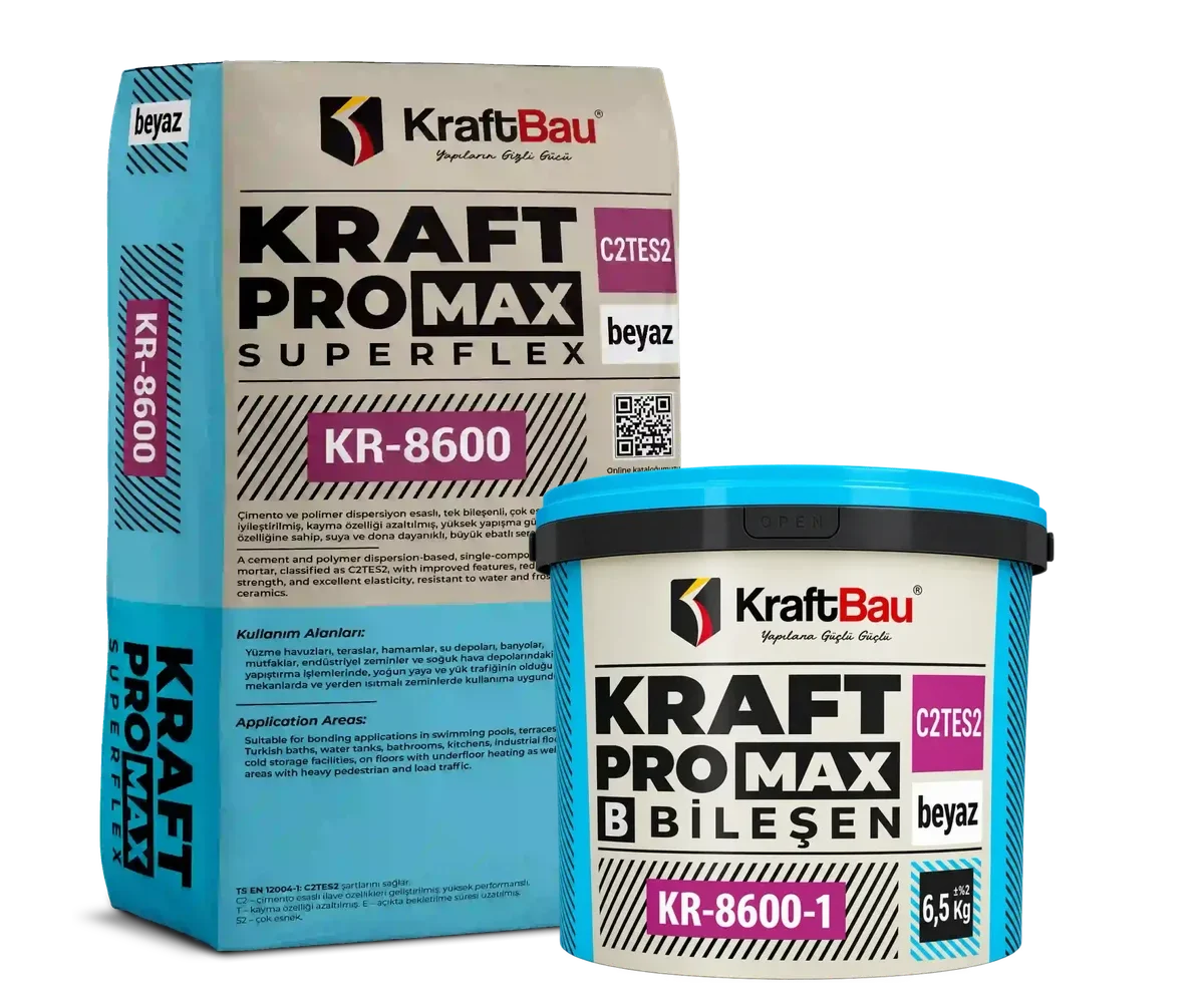 Kraft Promax KR-8600 + KR-8100-1 Beyaz (C2TES2)