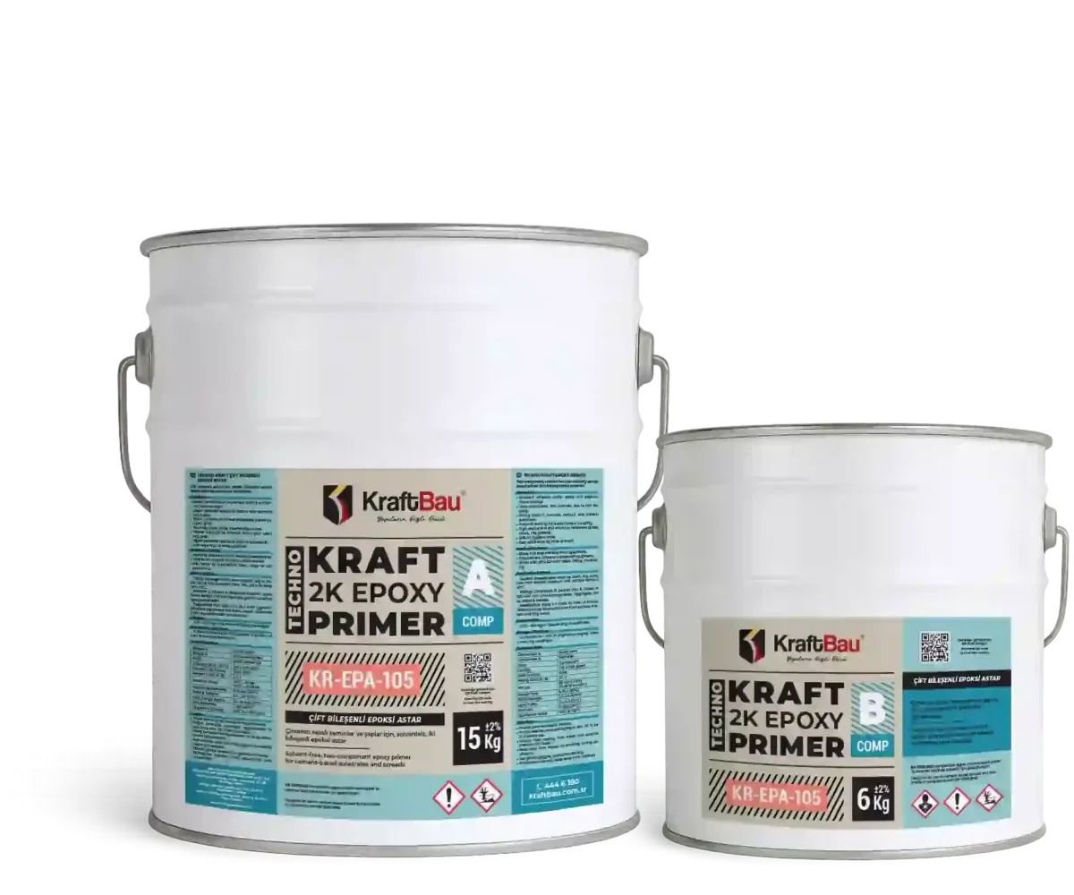 Techno Kraft 2K Epoxy Primer KR-EPA-105 Şeffaf